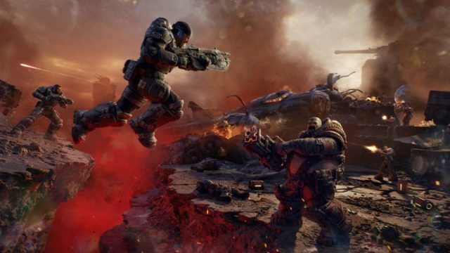 Game: Gears of War E-Day is at the centre of a heated movement debate, as player