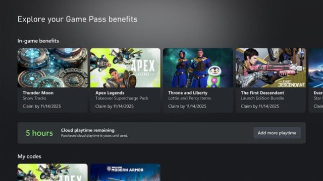 Xbox adds monthly cloud limits to Game Pass as it 